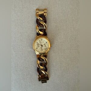 Michael Kors Gold and Brown Chain-Link women’s Watch